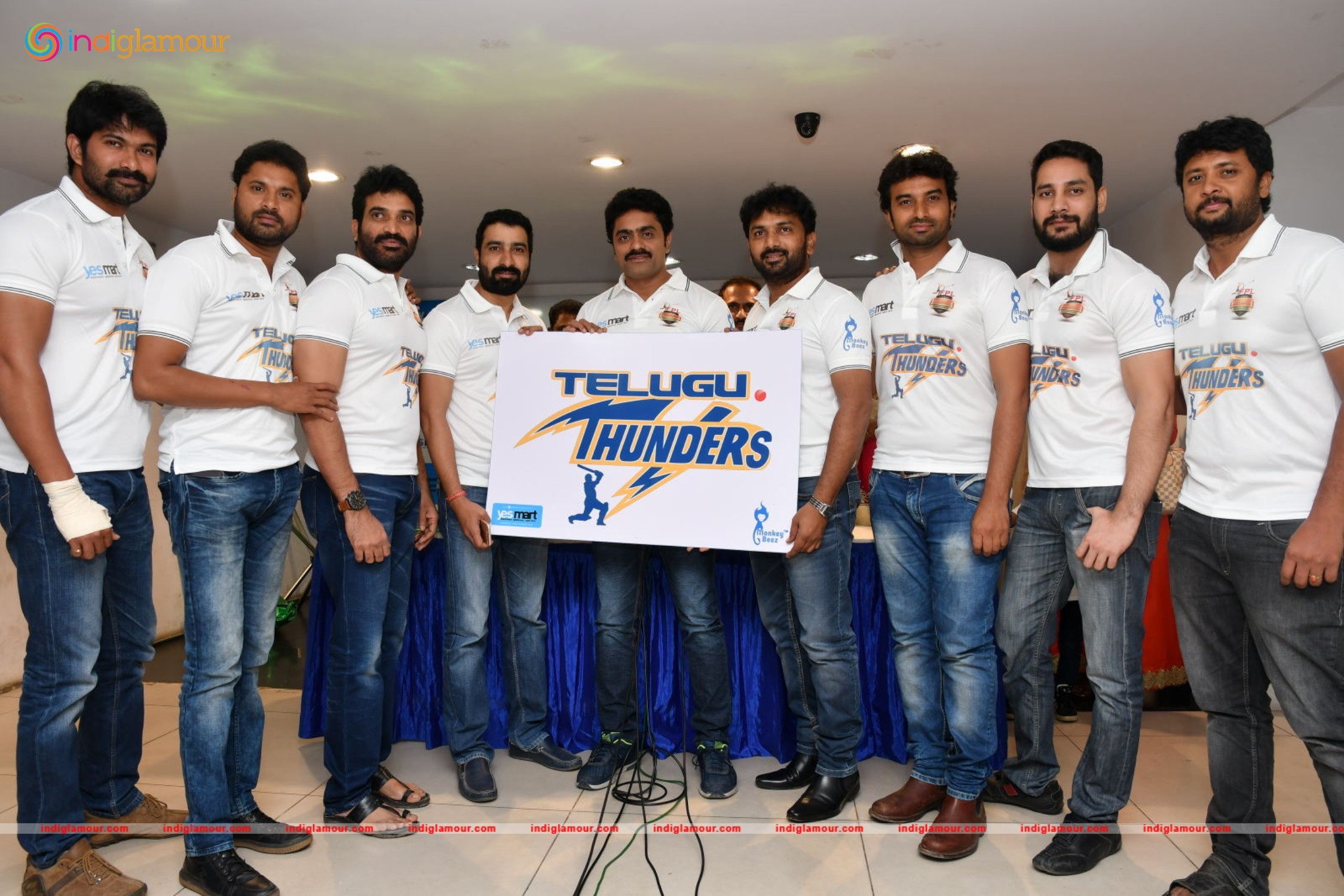 FPL Announces Launch of Telugu Thunders at Yesmart KPHB a Celeb Cricket Team Event hd photo
