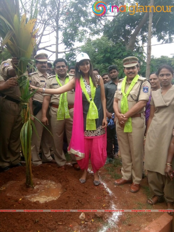 Manchu Lakshmi Participated Haritha Haram Event Event hd photo
