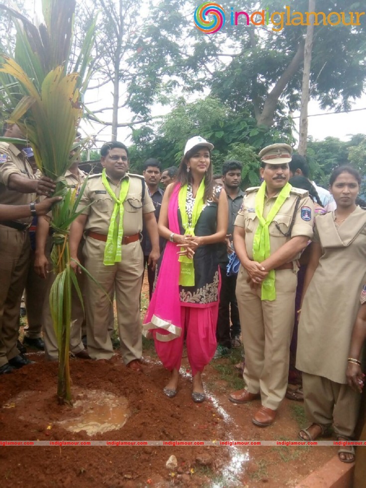 Manchu Lakshmi Participated Haritha Haram Event Event hd photo