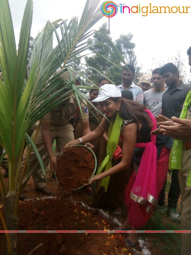 Manchu Lakshmi Participated Haritha Haram Event Event hd photo