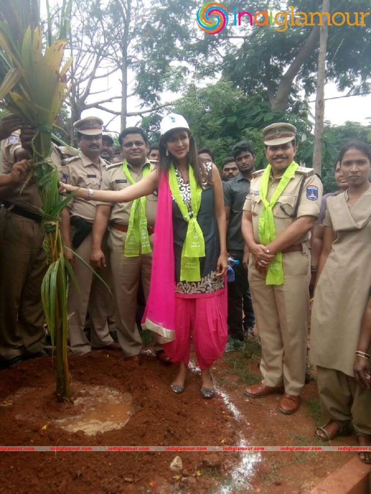 Manchu Lakshmi Participated Haritha Haram Event Event hd photo