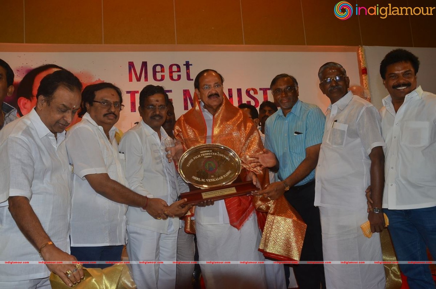 South Indian Film Chamber Union Felicitating Minister Event hd photo
