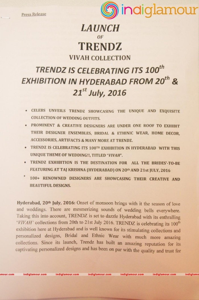 Trendz Vivah Collection Exibition Event hd photo