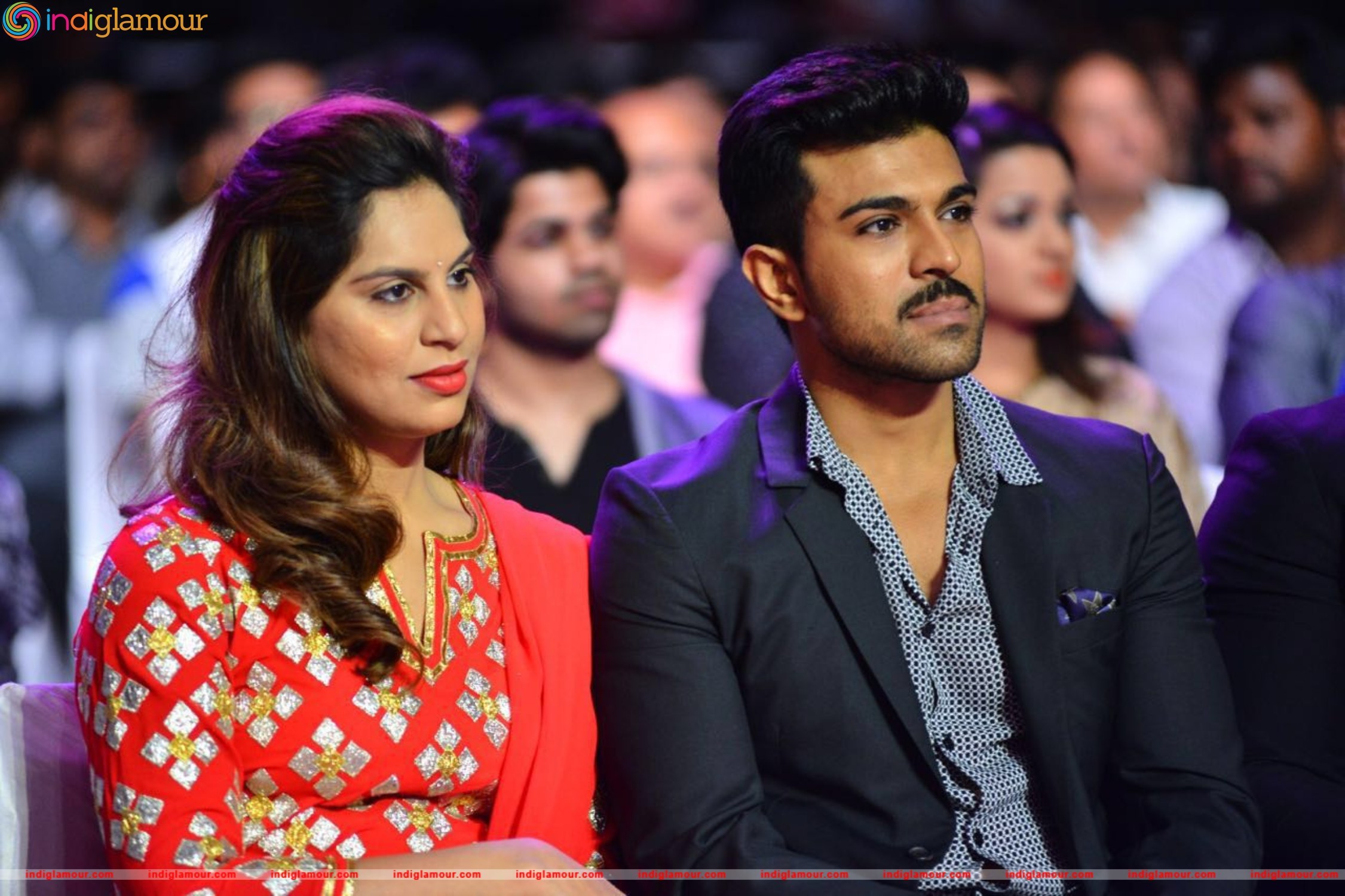 Megastar Chiranjeevi and Ram Charan Best Moment at CineMAA Awards Event hd photo