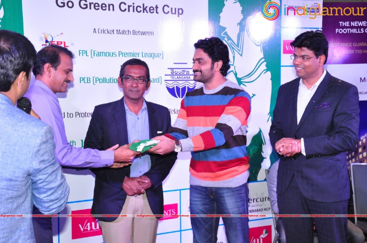 Go Green Cricket Cup Logo Launch Event hd photo