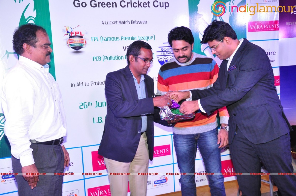Go Green Cricket Cup Logo Launch Event hd photo