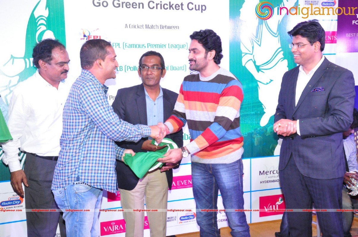 Go Green Cricket Cup Logo Launch Event hd photo
