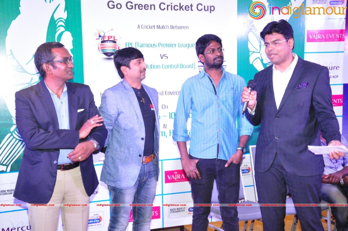 Go Green Cricket Cup Logo Launch Event hd photo