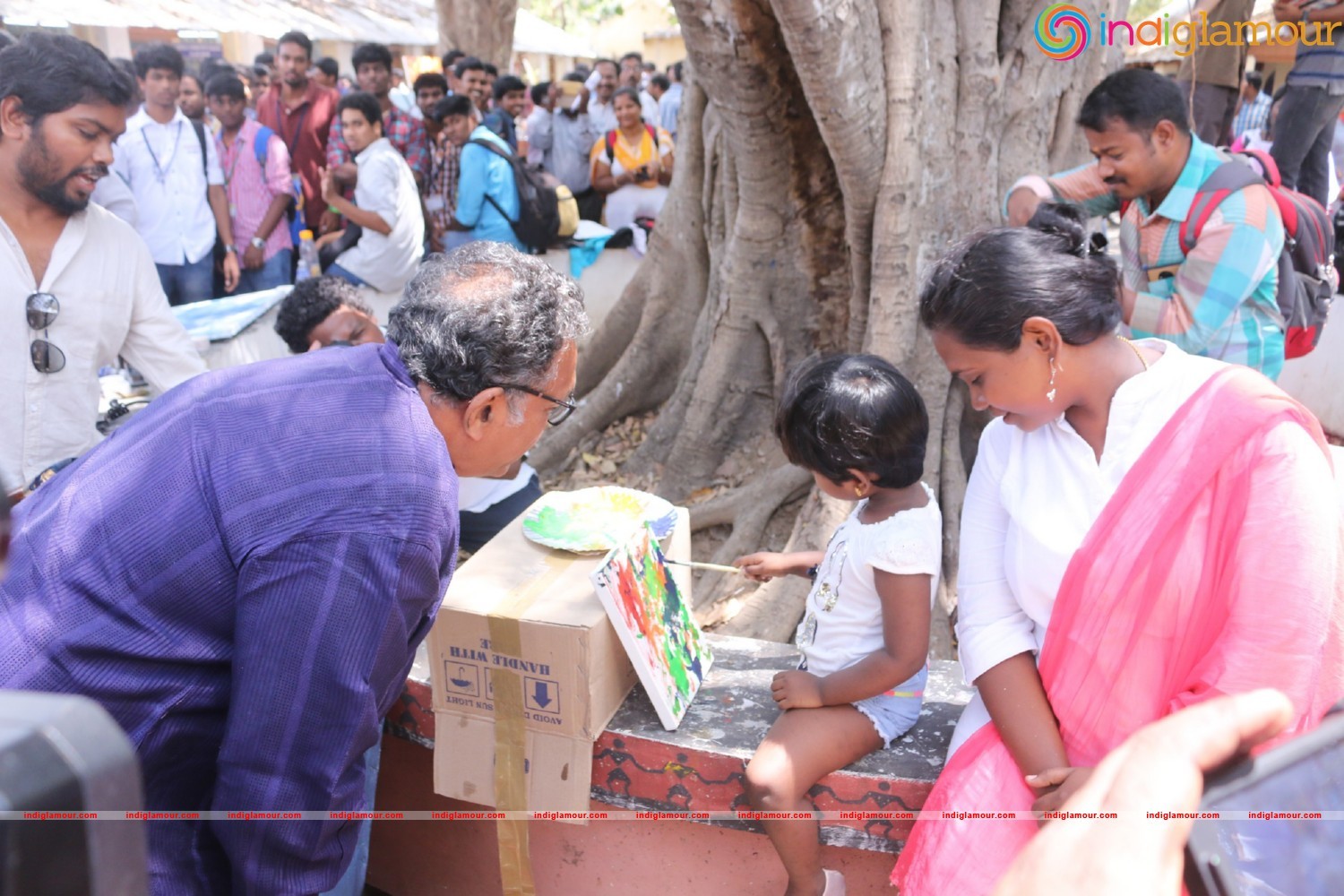 Master Oil Ayaraja 1000 by Paintings of 100 Artistsina Event hd photo
