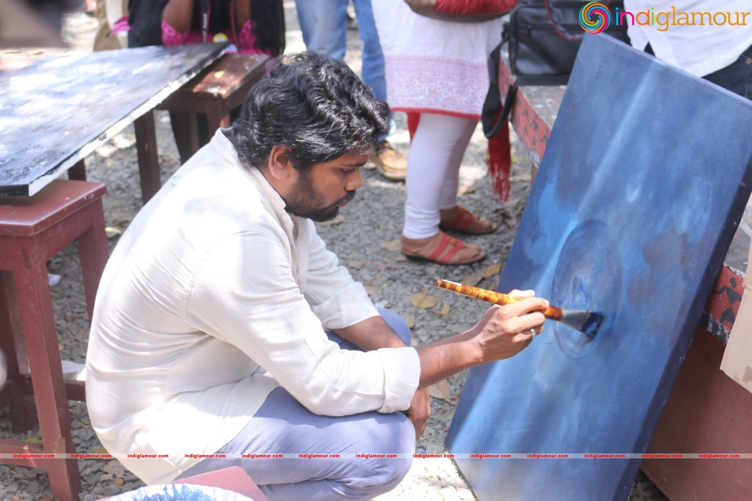 Master Oil Ayaraja 1000 by Paintings of 100 Artistsina Event hd photo