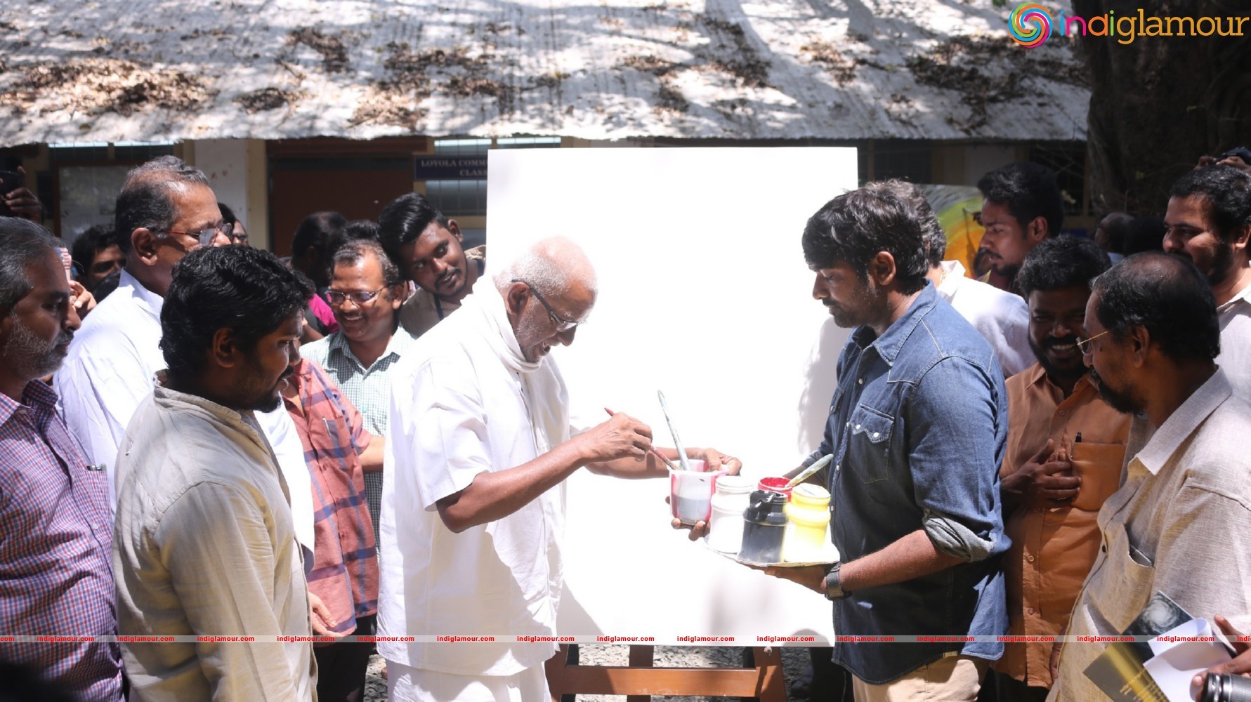 Master Oil Ayaraja 1000 by Paintings of 100 Artistsina Event hd photo