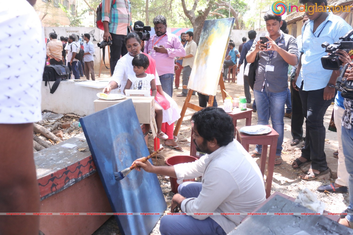 Master Oil Ayaraja 1000 by Paintings of 100 Artistsina Event hd photo