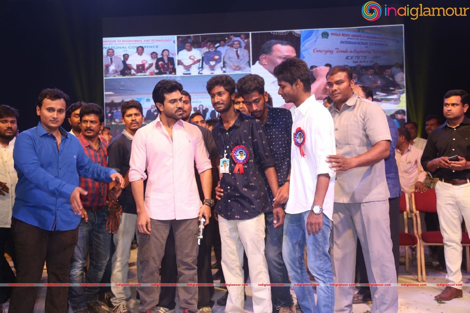 Ram Charan at Malla Reddy Engineering College Event hd photo