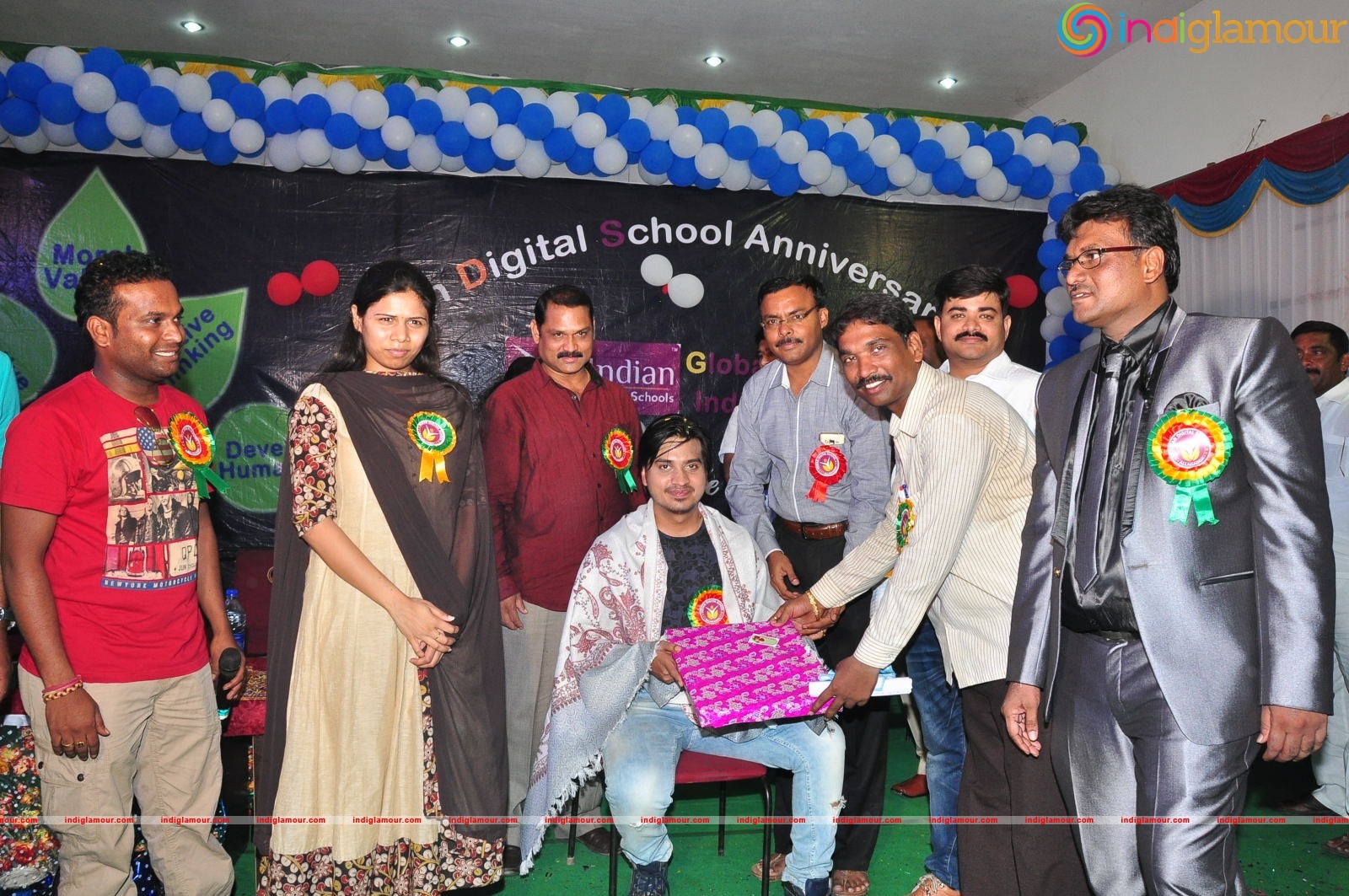 Pidugu Movie Team at Indian Digtal School Annual day fuction Event hd photo