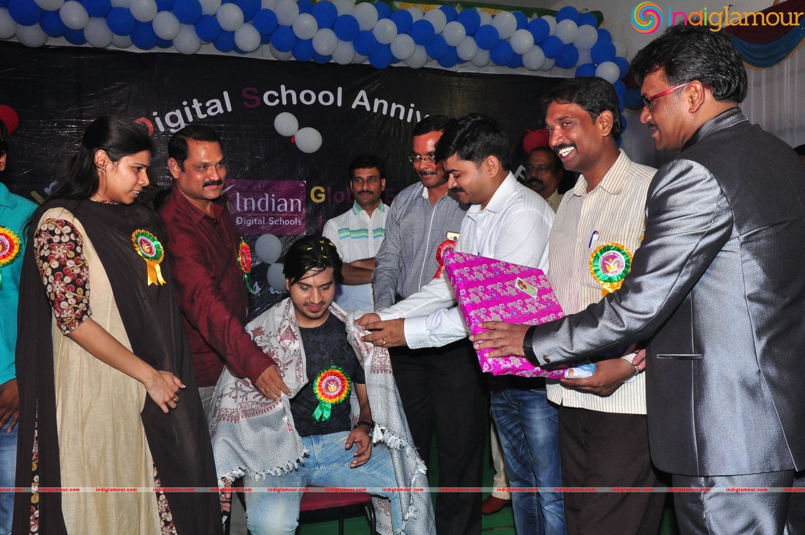 Pidugu Movie Team at Indian Digtal School Annual day fuction Event hd photo
