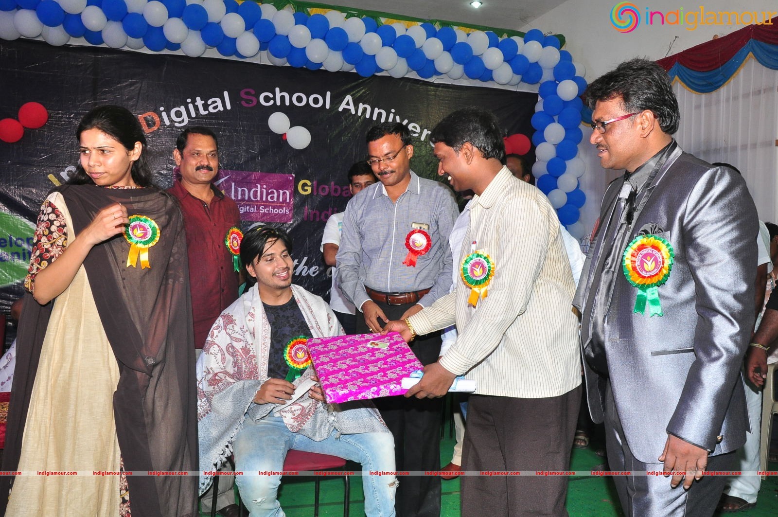Pidugu Movie Team at Indian Digtal School Annual day fuction Event hd photo