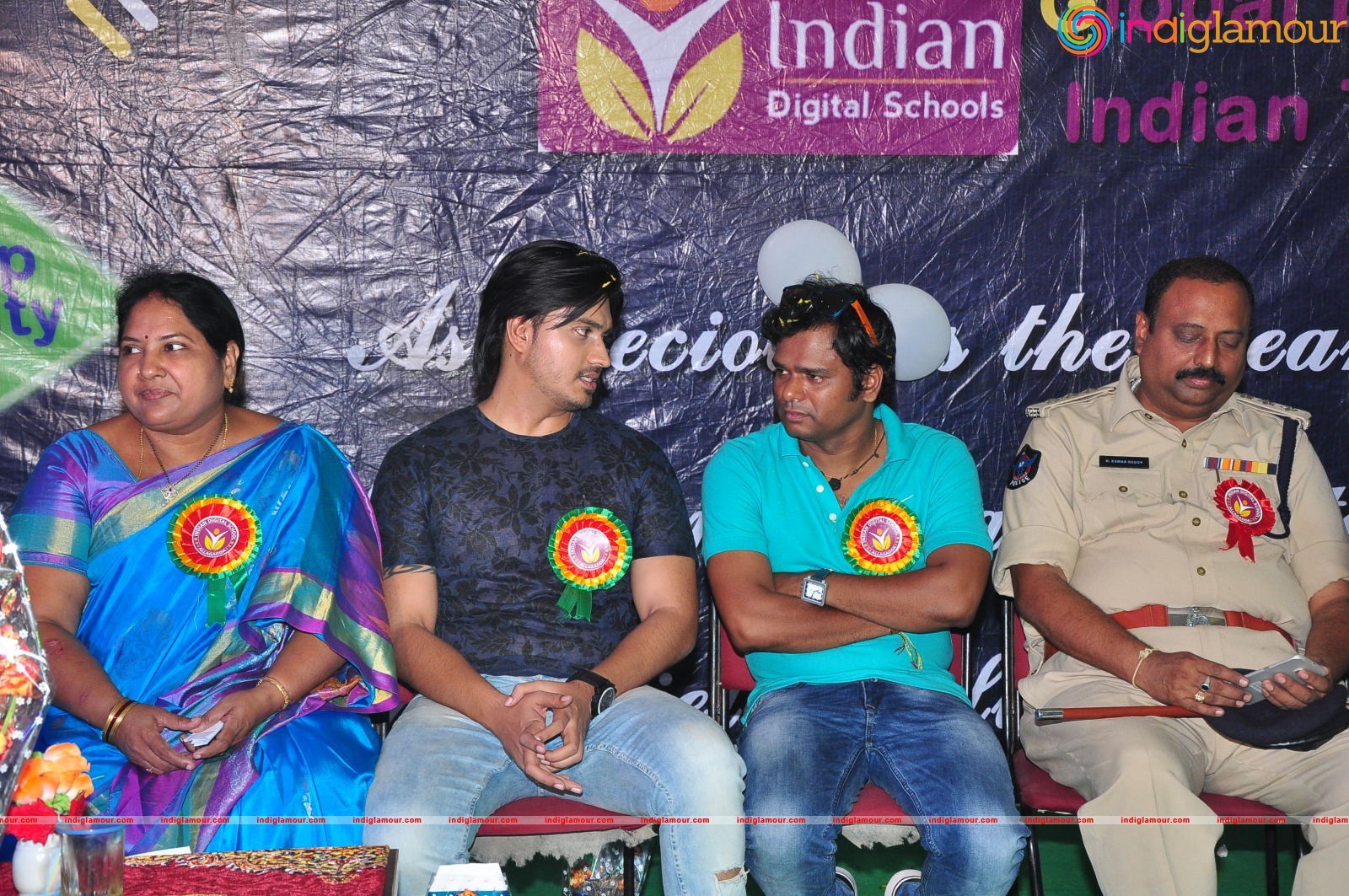 Pidugu Movie Team at Indian Digtal School Annual day fuction Event hd photo