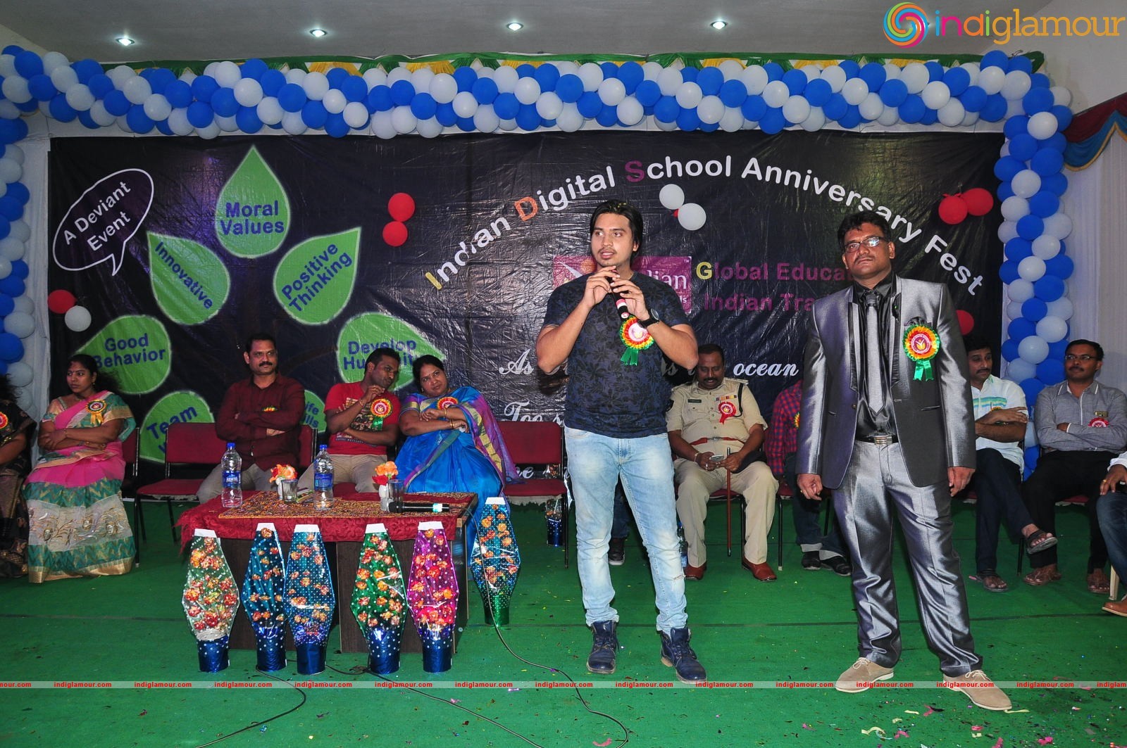 Pidugu Movie Team at Indian Digtal School Annual day fuction Event hd photo