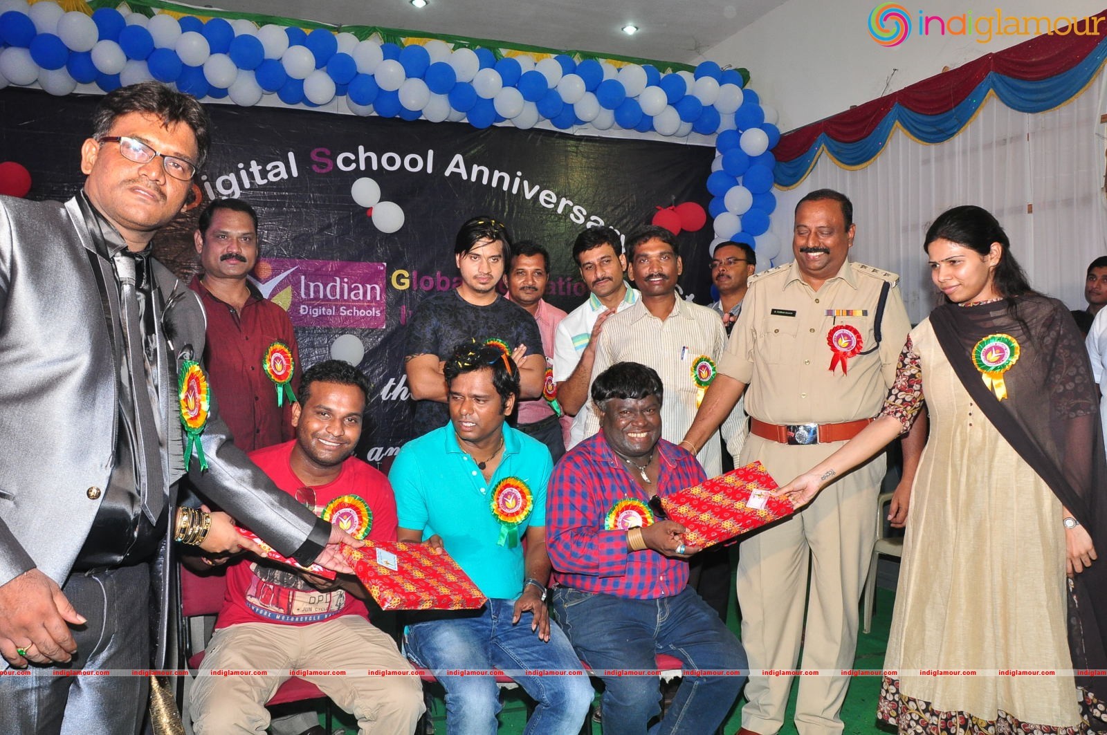 Pidugu Movie Team at Indian Digtal School Annual day fuction Event hd photo