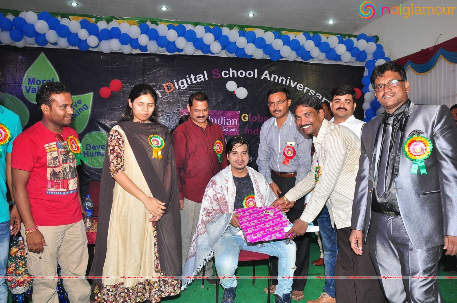 Pidugu Movie Team at Indian Digtal School Annual day fuction Event hd photo