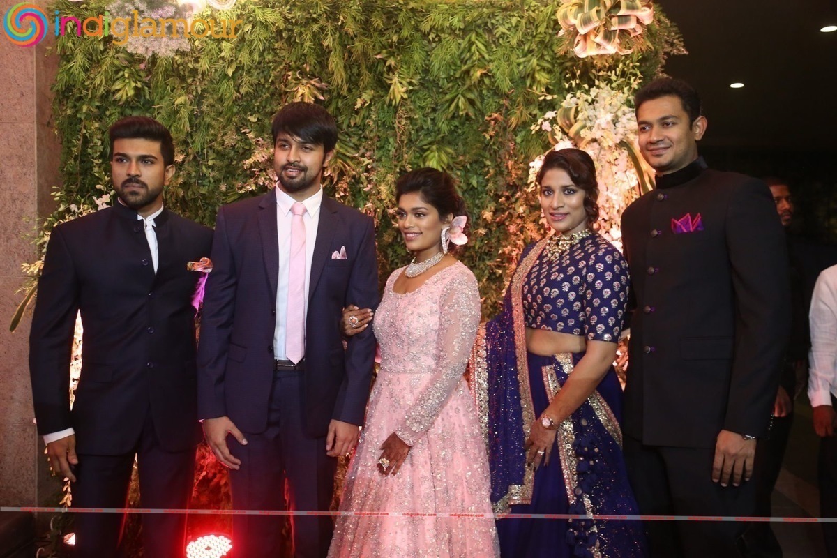 Chiranjeevi daughter Sreeja Reception Event hd photo