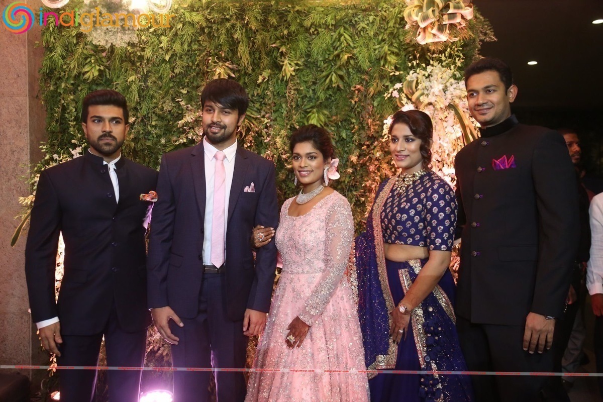 Chiranjeevi daughter Sreeja Reception Event hd photo