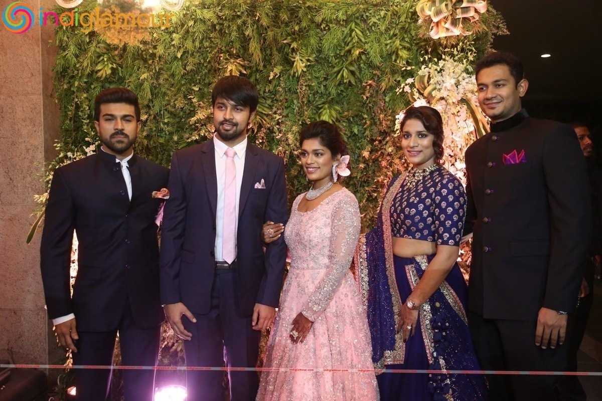 Chiranjeevi daughter Sreeja Reception Event hd photo