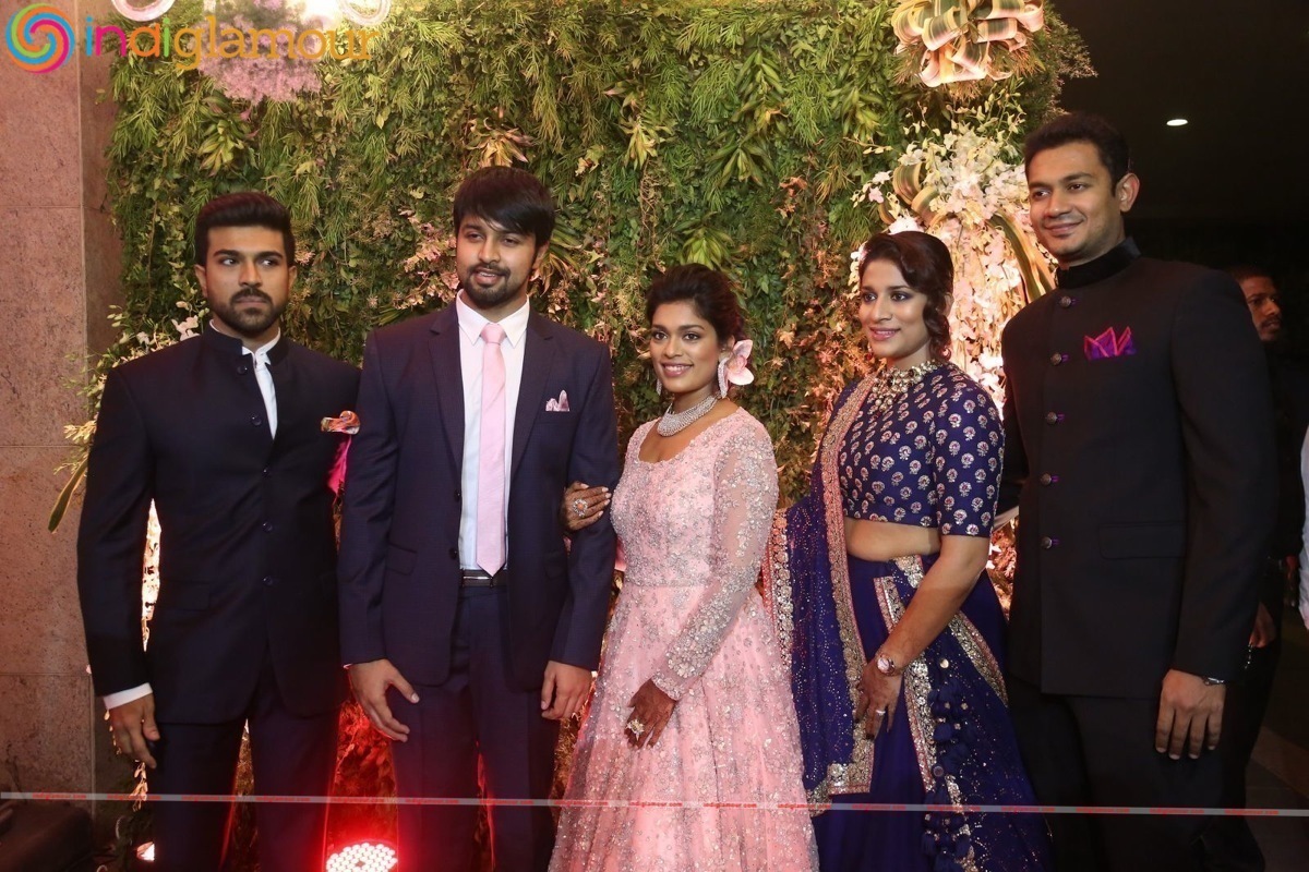 Chiranjeevi daughter Sreeja Reception Event hd photo