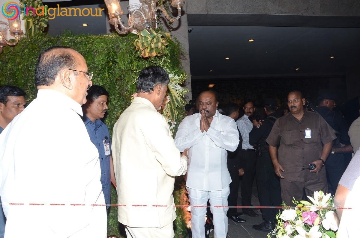 Chiranjeevi Daughter Srija Reception Event hd photo