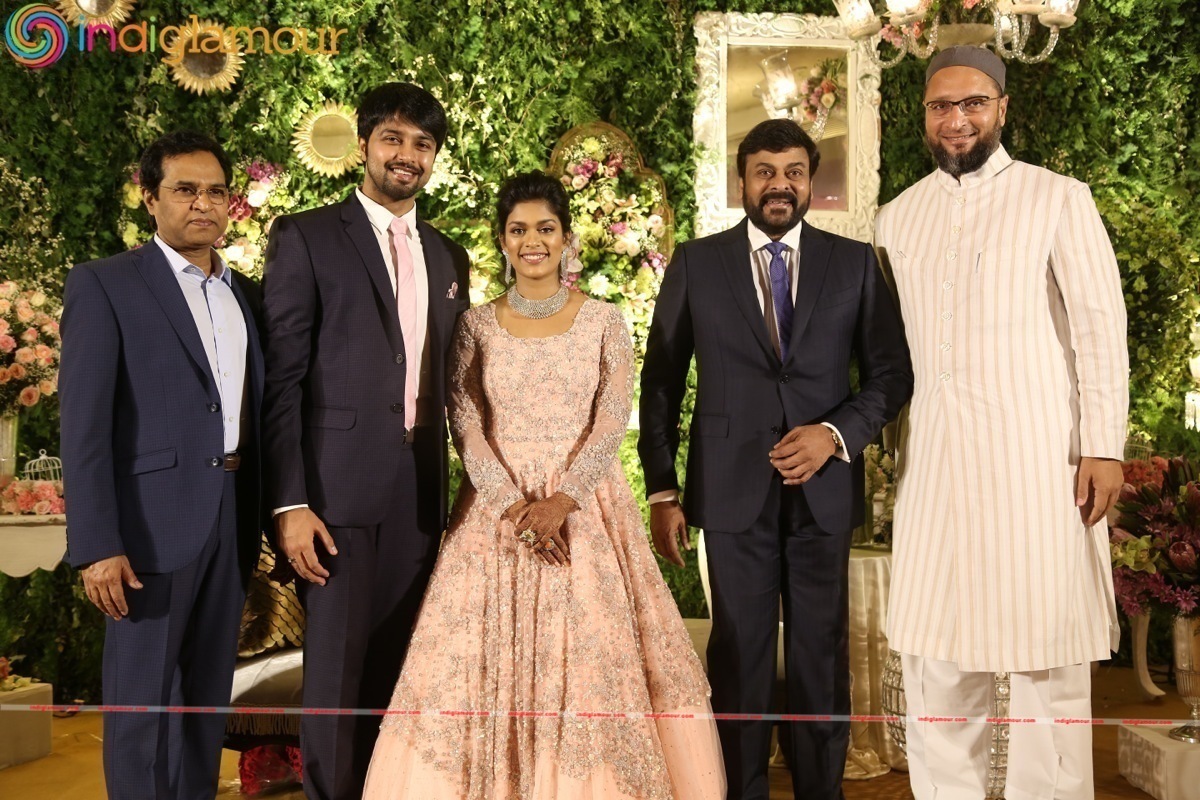 Chiranjeevi Daughter Sreeja Reception Event hd photo