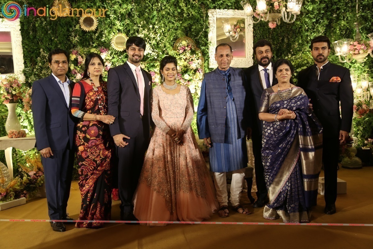 Chiranjeevi Daughter Sreeja Reception Event hd photo