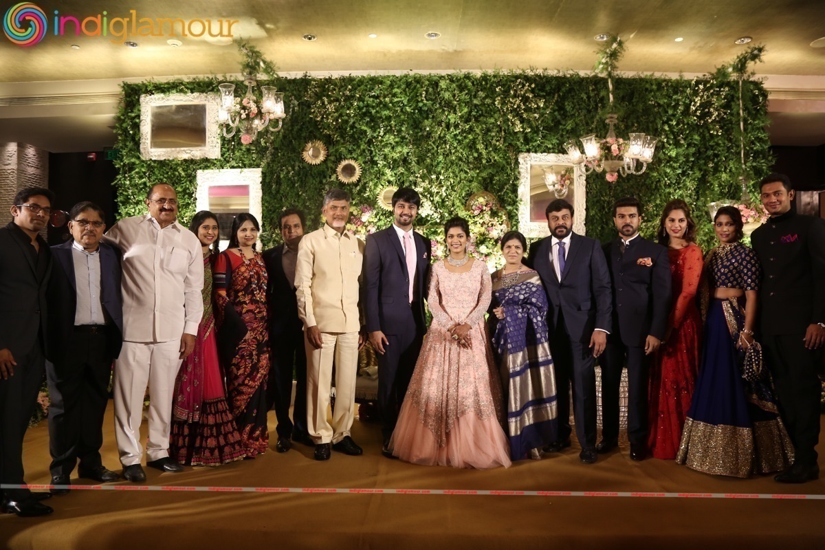Chiranjeevi Daughter Sreeja Reception Event hd photo