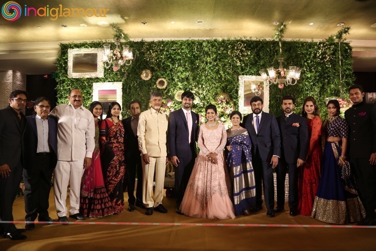 Chiranjeevi Daughter Sreeja Reception Event hd photo