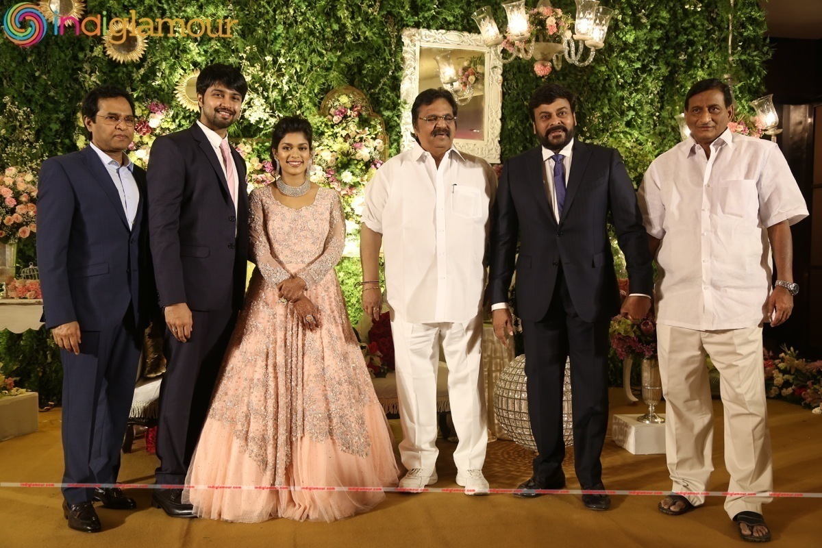Chiranjeevi Daughter Sreeja Reception Event hd photo