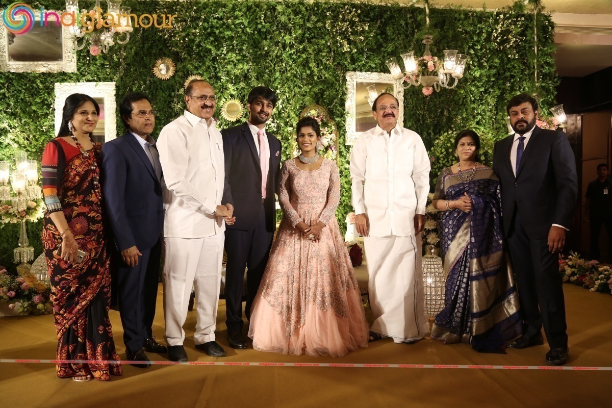 Chiranjeevi Daughter Sreeja Reception Event hd photo