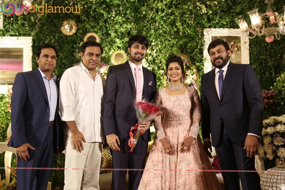 Chiranjeevi Daughter Sreeja Reception Event hd photo
