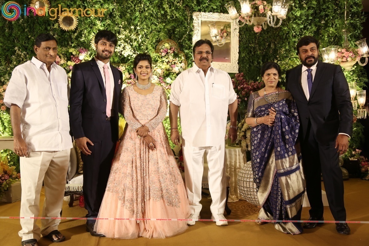 Chiranjeevi Daughter Sreeja Reception Event hd photo