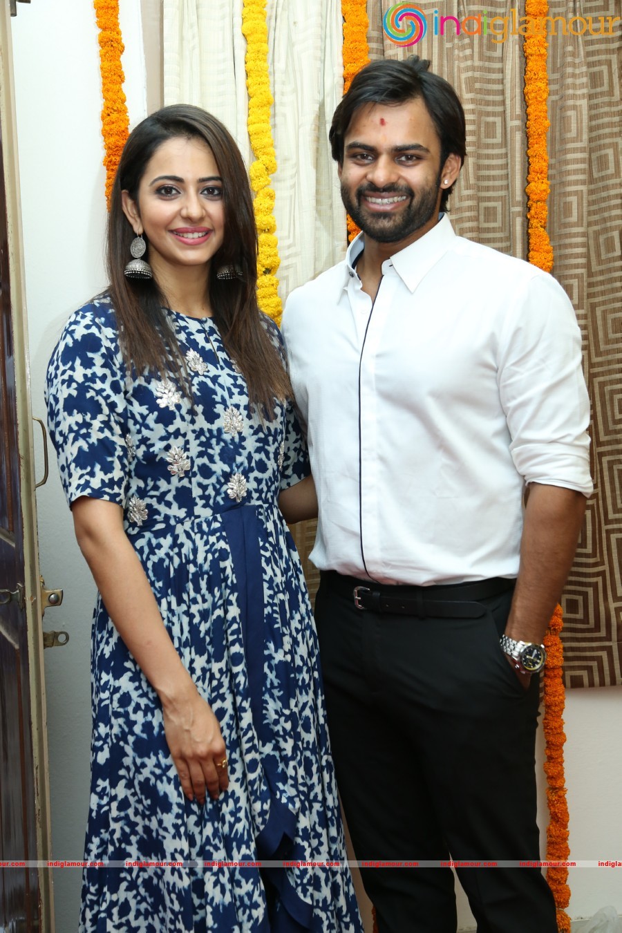 Sai Dharam Tej Gopichand Malineni Movie Opening Event hd photo