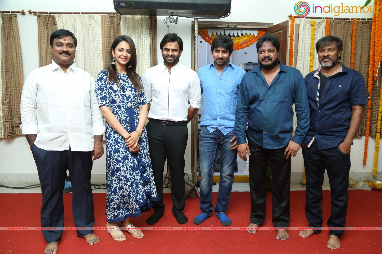 Sai Dharam Tej Gopichand Malineni Movie Opening Event hd photo