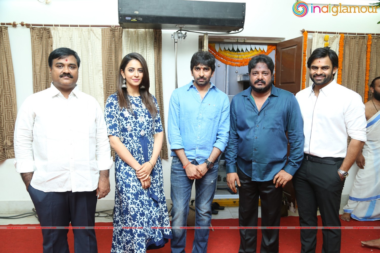 Sai Dharam Tej Gopichand Malineni Movie Opening Event hd photo