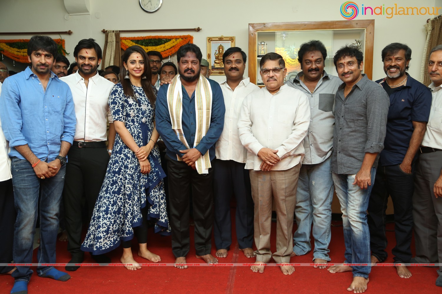 Sai Dharam Tej Gopichand Malineni Movie Opening Event hd photo