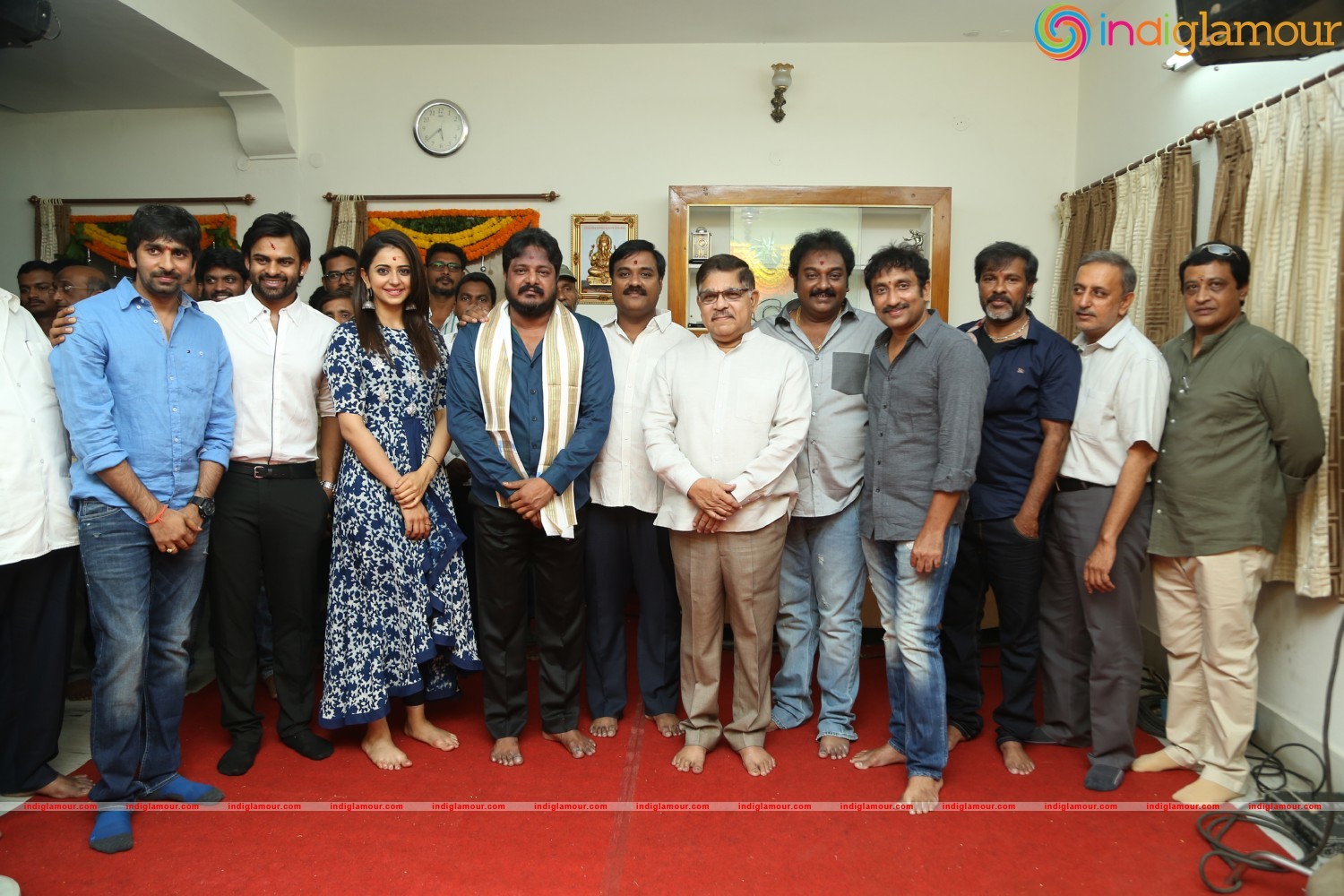 Sai Dharam Tej Gopichand Malineni Movie Opening Event hd photo