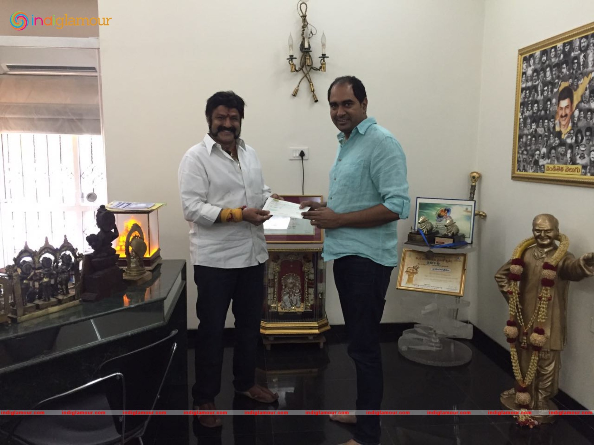 Director Krish Donates National Award Prize Money to Basavatarakam Cancer Hospital Event hd photo