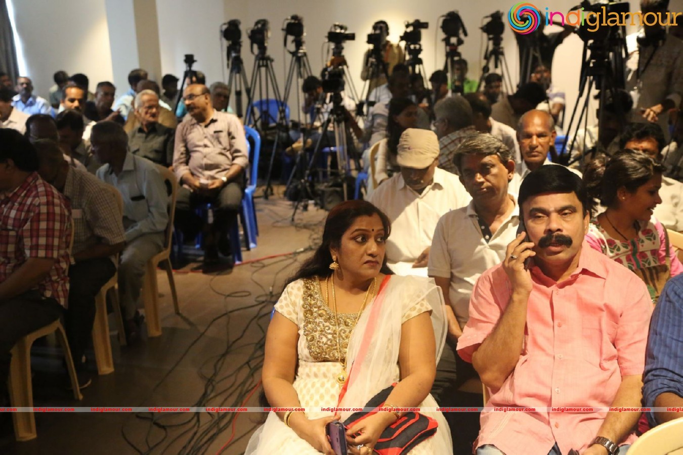 Powerstar Srinivasan campaign for BJP Candidates in Virugambakkam Event hd photo