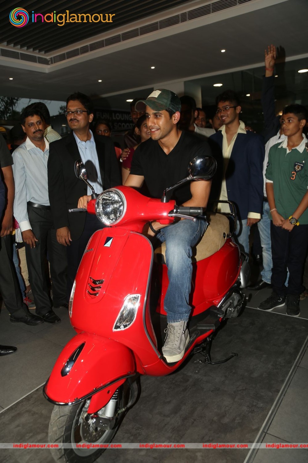 Naga Chaitanya Launches Piaggio Showroom Event hd photo