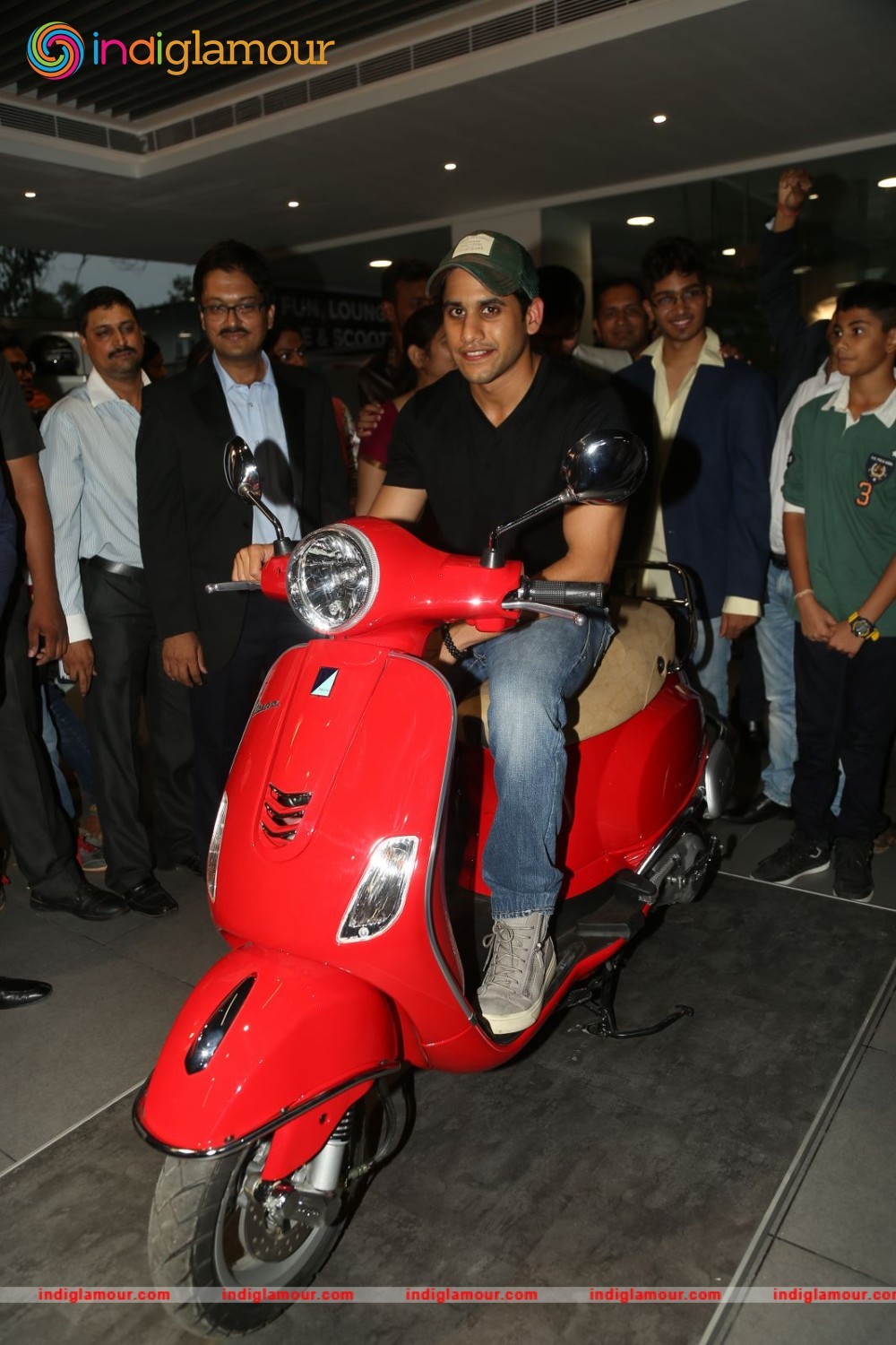 Naga Chaitanya Launches Piaggio Showroom Event hd photo