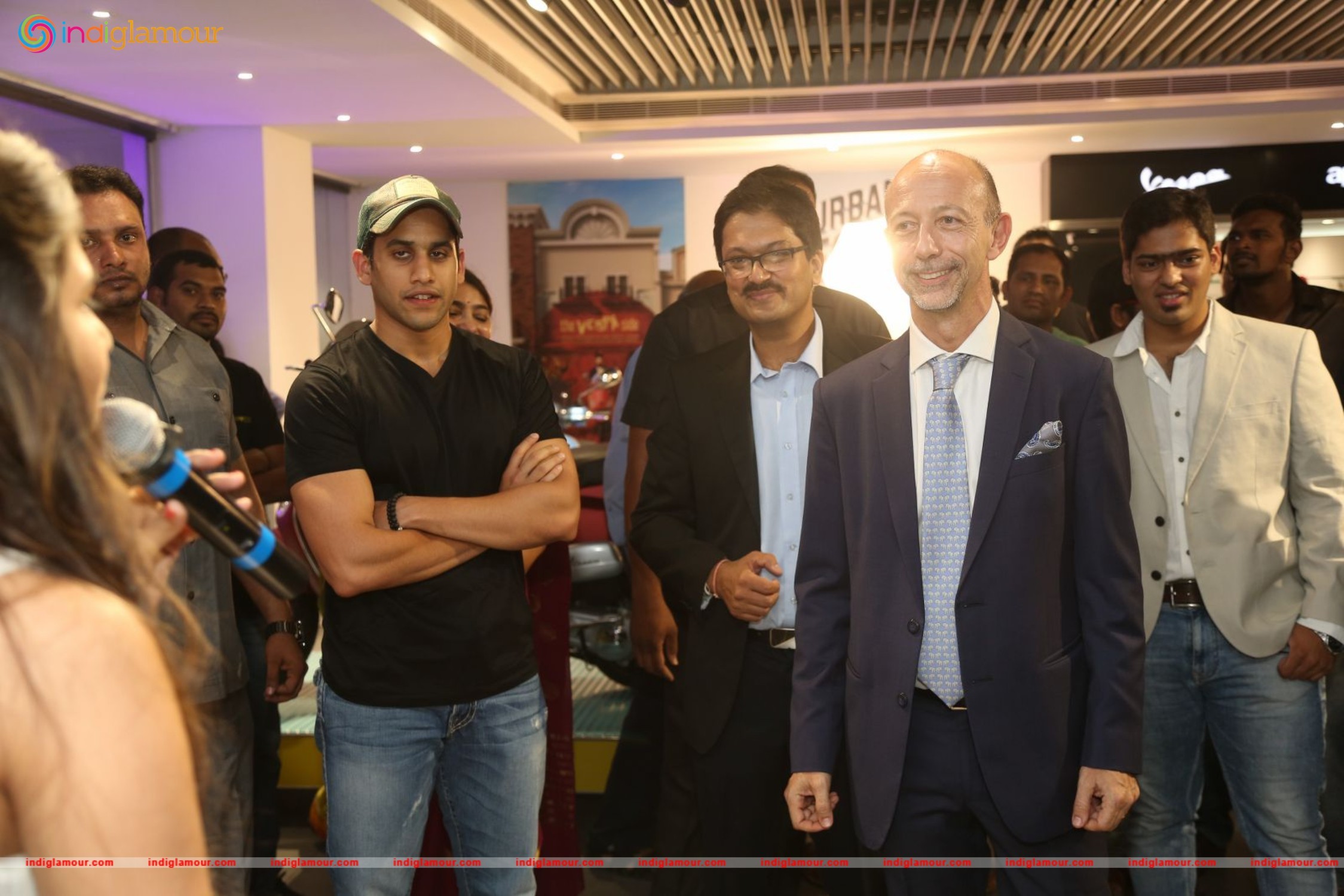 Naga Chaitanya Launches Piaggio Showroom Event hd photo