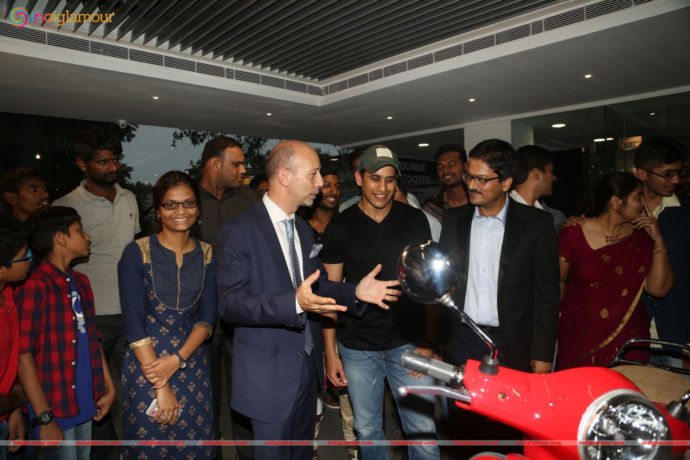 Naga Chaitanya Launches Piaggio Showroom Event hd photo
