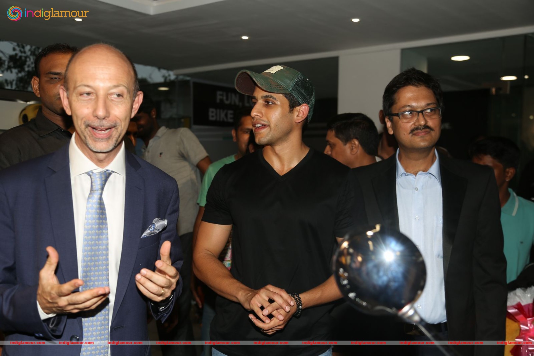 Naga Chaitanya Launches Piaggio Showroom Event hd photo