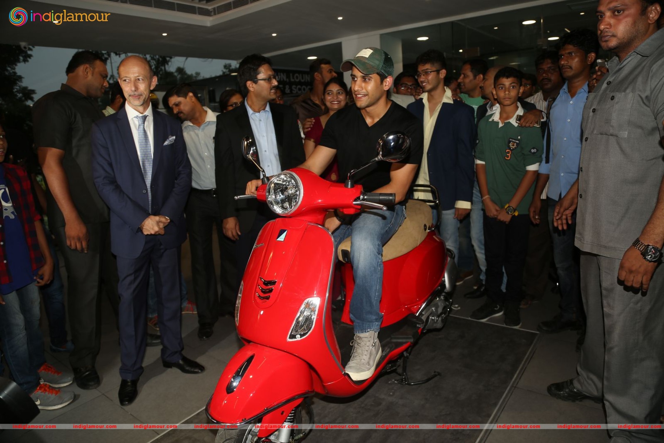 Naga Chaitanya Launches Piaggio Showroom Event hd photo